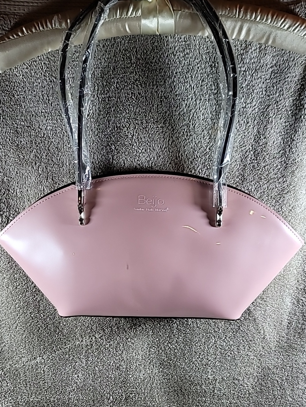 Beijo Pink Structured Dome Tote